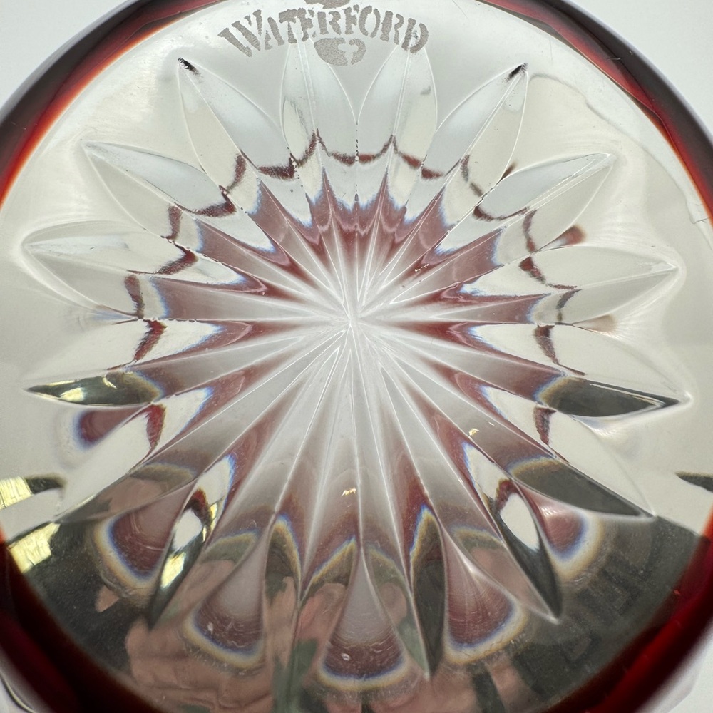 Waterford Crystal "Simply Red" 5" Round Bowl - Picture 7 of 7